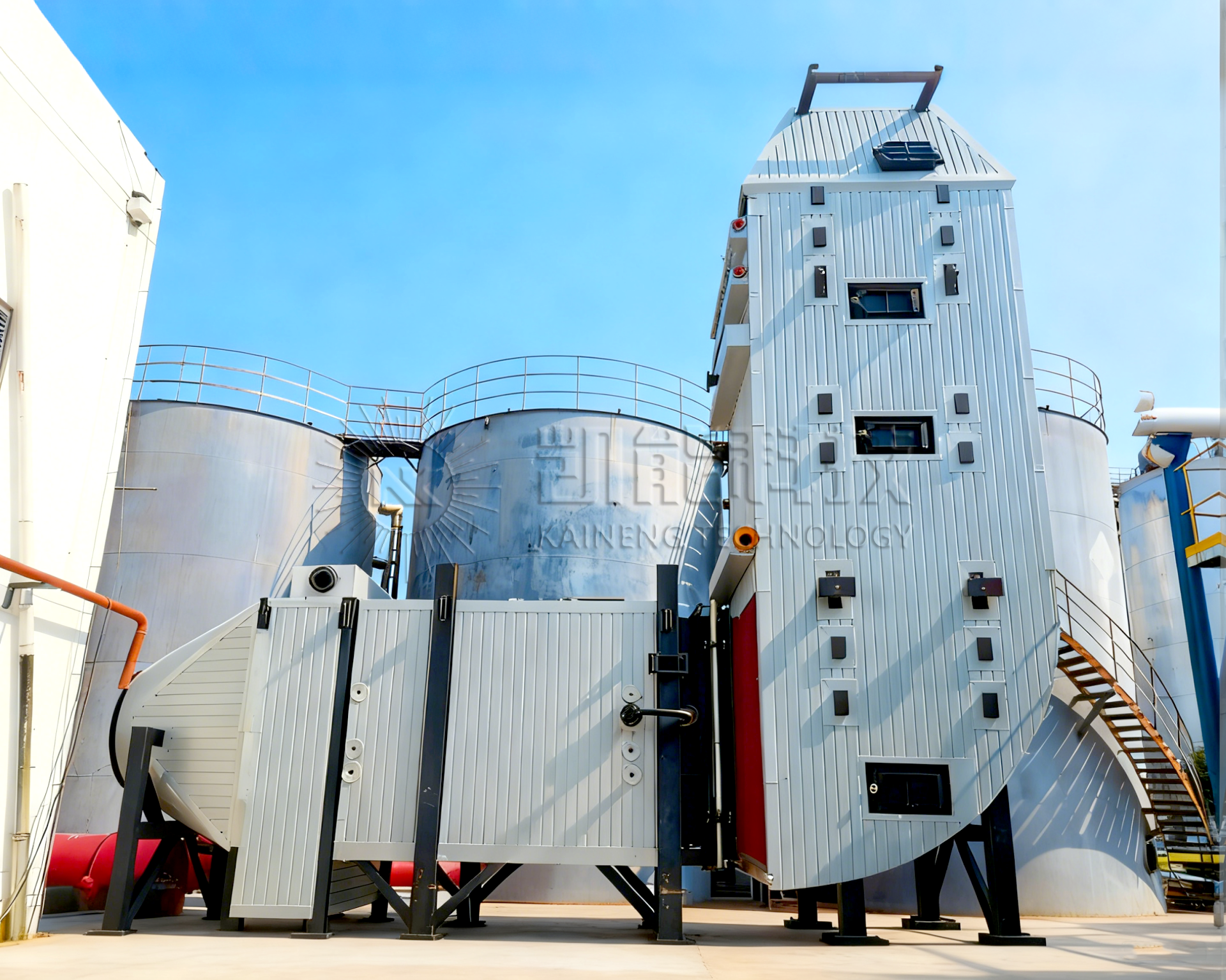 余热脱硝项目，山东临沂沼气电站工程现场 (4).png