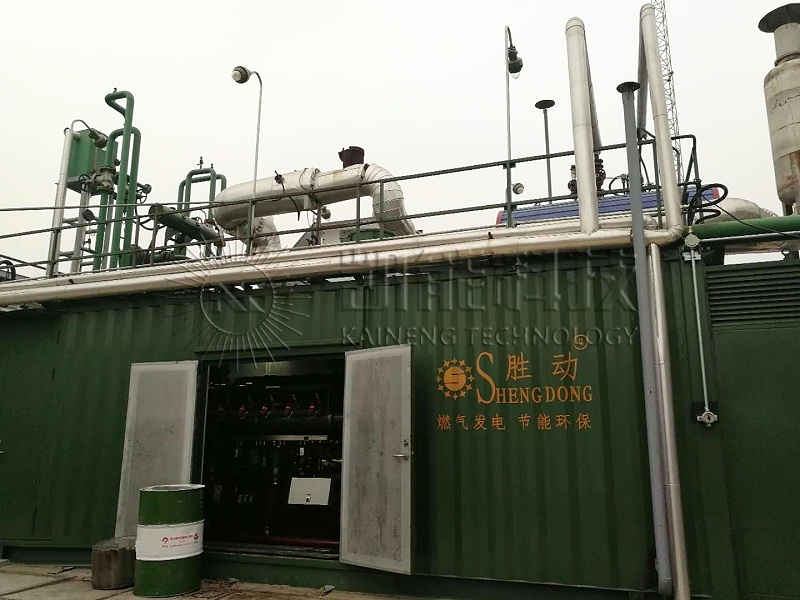 600KW发电机组余热锅炉，陕西长青工程现场 (3)