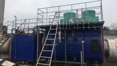 山东金禾博源沼气发电机组烟气余热锅炉项目