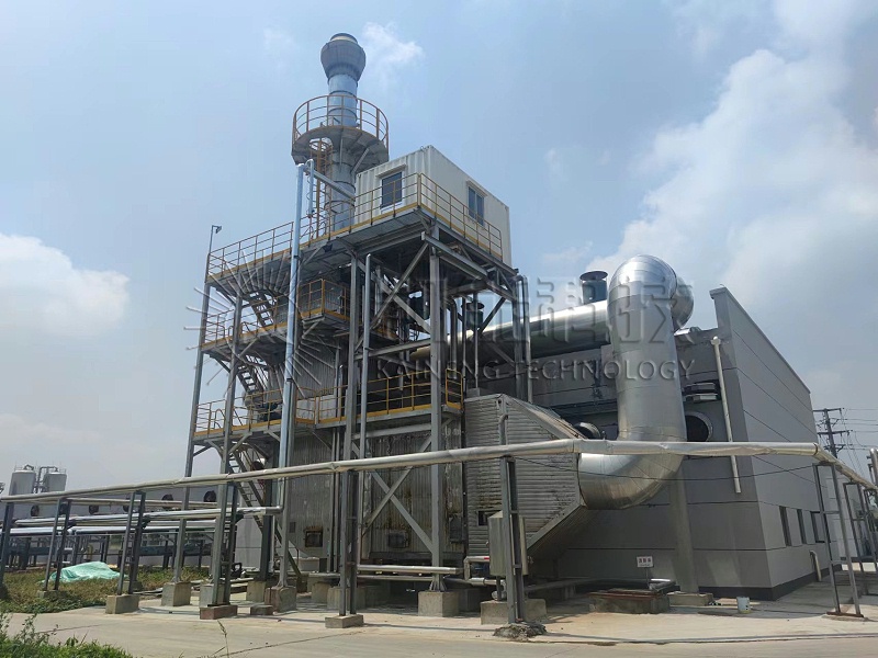 脱硝一体化设备项目，现代牧业-合肥 五河余热利用工程现场 (4)