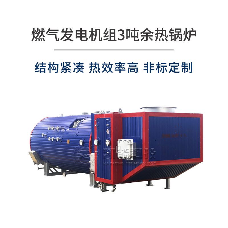 燃气发电机组3吨余热锅炉