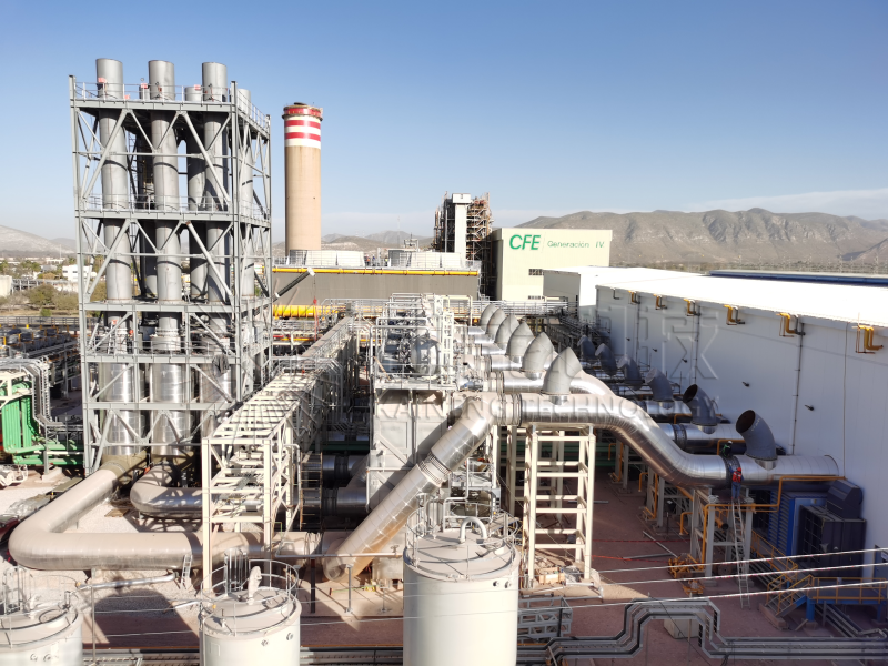 Ledo燃气电站余热锅炉，墨西哥工程现场 (1)(1)